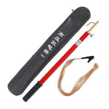 Earthing Device Temporary Portable Wire And Clamp High Voltage Discharge Rod